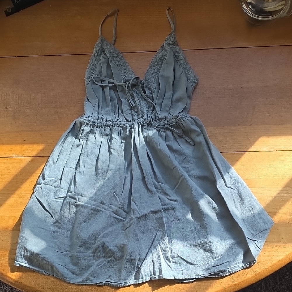Mahina Textured Gray Top